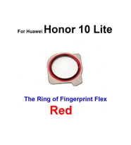 Huawei Uyumlu Honor 10 Lite Parmak İzi Flex Kırmızı