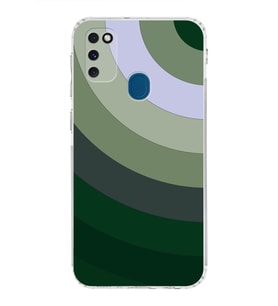 Samsung Galaxy M21  Kamera Korumalı Kapak Renk Cümbüşü Tasarımlı  Şeffaf  Kılıf