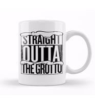 Straight Outta The Grotto Christmas Kupa Bardak Porselen