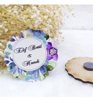 30 Adet Buzdolaboı Magnet Nişan Hediyeliği-