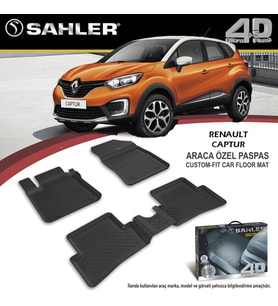 Renault Captur Havuzlu Paspas 4,5D Sahler