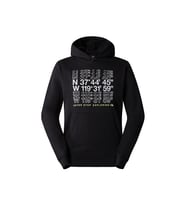 The North Face M SS24 Coordinates Hoodie Erkek Günlük Sweatshirt NF0A87EAJK31 Siyah