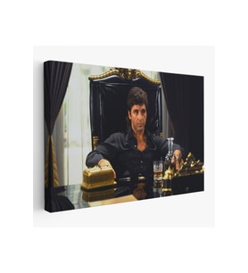 Scarface Alpacino İtalyan Mafya Kanvas Tablo-5137