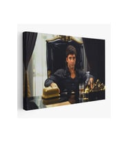 Scarface Alpacino İtalyan Mafya Kanvas Tablo-5137