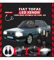 Fiat Tofaş Sis Farı Uyumlu Şimşek Etkili Led Xenon Light Series H3