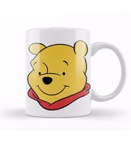 Winnie The Pooh Head Kupa Bardak Porselen
