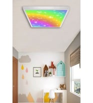 Genç Odası Avize-60cmx60cm-54watt Led-6500 Kelvin (beyaz)-gökkuşağı Avize-hd Alan Homojen Aydınlatma