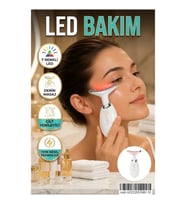 7 Renk LED Işık Terapili Cilt Bakım ve Masaj Cihazı