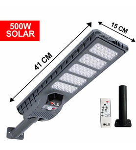 500W Güneş Enerjili Solar Bahçe Çevre  Lambası DLS (Beyaz)