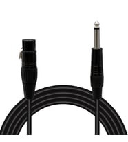 Ayt Magicvoice Ld379 Xlr Canon Dişi 6.3 mm Mono Erkek 1 Metre Ses Müzik Aletleri Kablosu