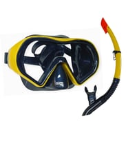 Diving Dalış Maskesi Snorkel Yetişkin - 51712-Sari (Lisinya)