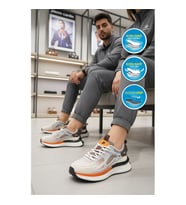 Pierre Cardin PCI-10106 Z Beyaz-Kahve Unisex Spor Ayakkabı