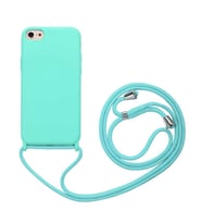 Uyumlu Model Apple iPhone 7 Kılıf Lansman İpli Kılıf (Turkuaz)