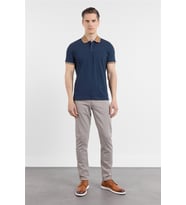 Kısa Kol Düz Pike Polo Yaka Cepsiz Pamuk Casual Slim Fit Tişört 1011250103