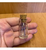 8 Ml Mantar Tıpalı Cam Şişe - Tıpalı Cam Şişe 8 cc x 10 Adet