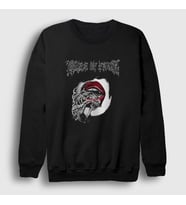 Presmono Unisex Siyah Lips Cradle Of Filth Sweatshirt 381643tt