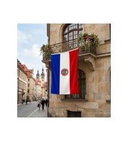 Paraguay Bayrağı Premium Raşel Kumaş 150x225 Cm