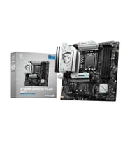 MSI B760M GAMING PLUS WIFI Intel B760 LGA1700 DDR5 6800MHz (OC) HDMI/DP M.2 Wi-Fi RGB mATX Anakart (Siyah - Beyaz)