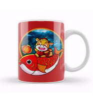 Happy Chinese New Year Year Of The Tiger GIFT 2022 Kupa Bardak Porselen