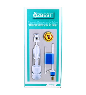Özbest Su Tasarruflu Basmalı Klozet Rezervuar İç Takımı - Uyumlu Dayanıklı ( Lisinya )