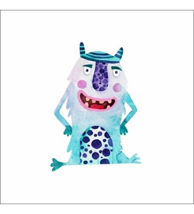 Sevimli Uzaylılar Sticker 3 Duvar Sticker 30x25 CM