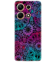 Infınix Note 30 Kılıf Silikon Desen Özel Seri Colurful Mandala 1667