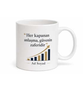 Satış Temsilcisine Özel Kahve Kupası Hediye Baskılı Kupa Bardak