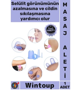 #MasajKupası Vakumlu Hacamat Seti Selülit Gideren Vantuzlu Terapi Silikon Ergonomik PVS Masaj Kupası