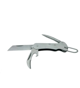 PK 153 Gümüş Gemici Çakı 9,5 cm - Metal Sap, Manuel