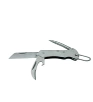 PK 153 Gümüş Gemici Çakı 9,5 cm - Metal Sap, Manuel