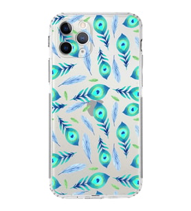 PrintiFy iPhone 11 Pro ile Uyumlu Nazar Boncuğu 3 Baskılı Kamera Korumalı Şeffaf Silikon Kılıf