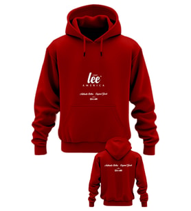 kapüşonlu sweatshirt unisex (A.Bordo)