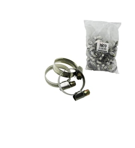 50 ADET 20-32MM METAL HORTUM KELEPÇE TORK AYARLI - AYARLANABİLİR KLİPS (5343)