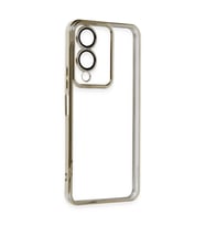 Vivo Y17s Kılıf  Lensli  - Gold