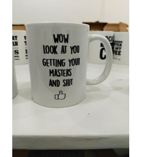 Getting Your Masters Kupa - Yüksek Lisans Kutlaması Komik Seramik Bardak 325ml
