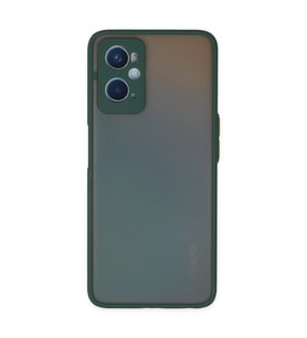 Oppo A96 Kılıf Montreal Silikon Kapak - Yeşil