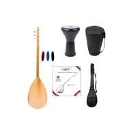 Kısa Sap Baglama - Siyah Mısır Darbuka - Kılıf - Tel Takım Kargo Fiyat Avantajı