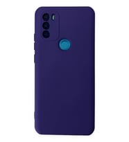 GM 21 Plus Kılıf Nano içi Kadife Silikon - Mor