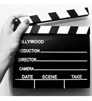 Ahşap Sinema Tasarım Klaket Orta Boy
