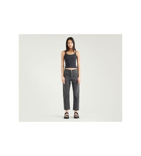 Levi's 501® Crop Kadın Jean Pantolon - A7739-0001 (Siyah)