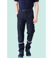 Kışlık Denim İş Pantolonu Erkek 12 Ons Kot Tulipa Konforlu Tasarım (Mavi)
