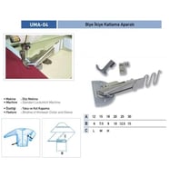 Düz Makine İkiye Katlama Apara 18X9 / UMA-04