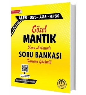 Tasarı Yayınları ALES DGS KPSS MEB-AGS Sözel Mantık Konu Anlatımlı Soru Bankası Çözümlü
