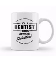 Dentist Kupa Bardak Porselen