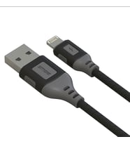Simex iPhone Lightning Data Kablosu SPK-09 Flexi 1mt Siyah