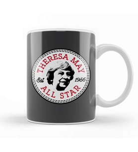 Theresa May All Star Converse Logo Kupa Bardak Porselen