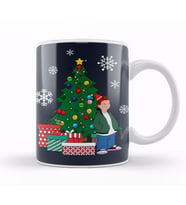 TJ Recess Around The Christmas Tree Kupa Bardak Porselen