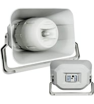 Unıversal AQUA-200T Trafolu Horn Hoparlör 8 OHM/100V/60WATT/IP (Siyah - Beyaz)