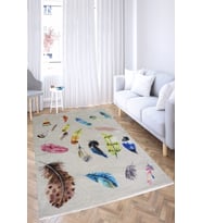 Süngerli Halı Örtüsü Açelya Model NRH-75 (Karışık)