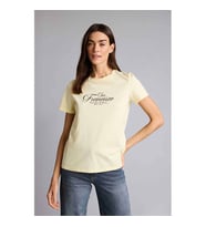 Defacto Baskılı Sarı Kadın T-Shirt H2138AX/YL149